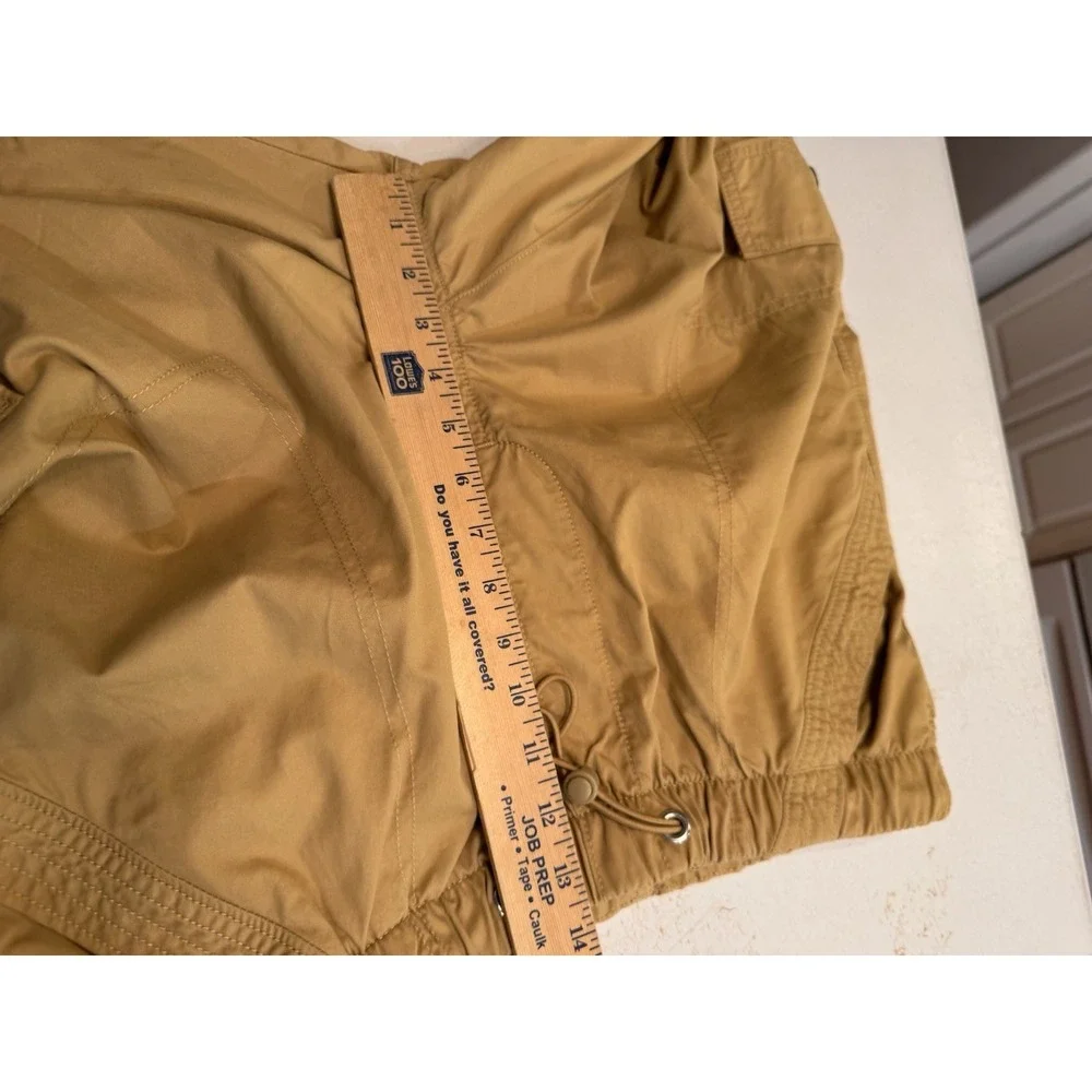 Anthropology Avec‎ Les Filles Cargo Jogger Pants Size L Mustard Golden Yellow